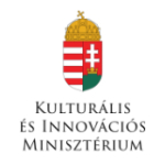 a Kulturális és Innovációs Minisztérium logója