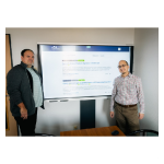 A kép: Hoczopán Szabolcs és dr. Nagy Gyula: új könyvtárosi szakma van kialakulóban. Fotó: Kovács-Jerney Ádám